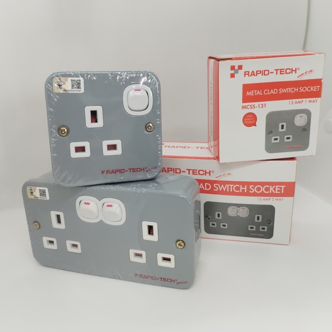Rapid-Tech metal clad switch sockets